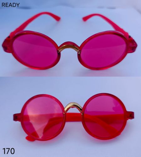 Plain Ready Dark Pink Fashion Sunglasses Casual Wear