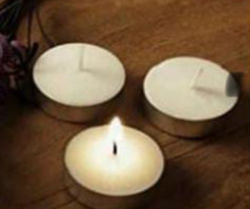 Tea Light Candle, Shape : Round, Packaging Type : Box