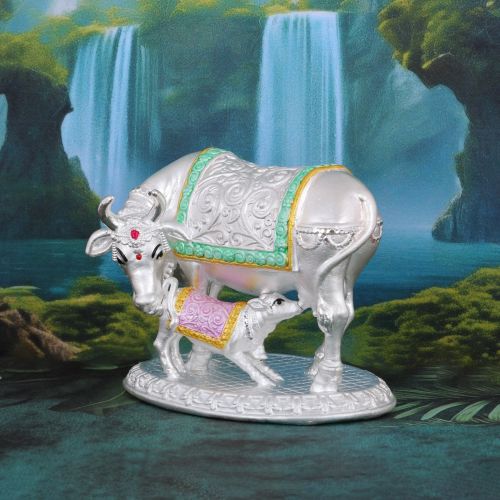 92.5 Silver Cow Idols For Corporate & Giftings