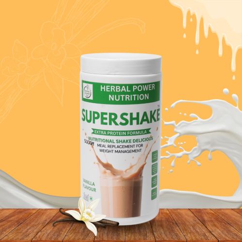 HERBAL POWER Super Shake Vanilla Flavour, Form : Powder
