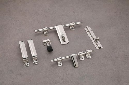 2 Line Stainless Steel Door Kit, Color : Silver 2mm to 3mm