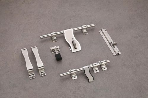 S Model Stainless Steel Door Kit, Color : Silver
