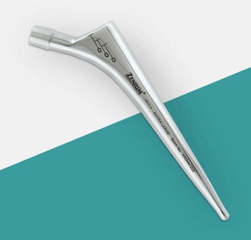 Polished Stainless Steel Cemented Bipolar Modular Stem Standard