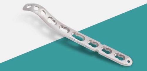 Zenium Titanium Alloy Distal Medial Humer Plate, Color : Silver