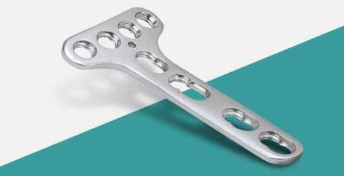 Zenium Stainless Steel Distal Radius T Plate, Color : Silver