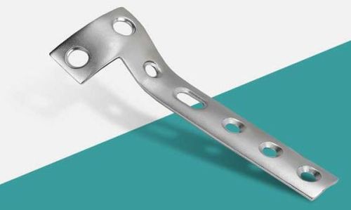 Zenium Polished Stainless Steel & Titanium L Buttress Plate Standard