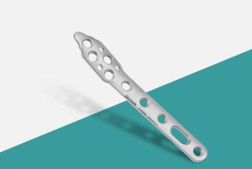 Titanium & Stainless Steel Lateral Distal Fibula Hook Locking Plate