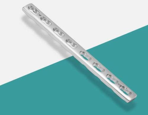 Zenium Polished Stainless Steel & Titanium Lcp Straight Plate