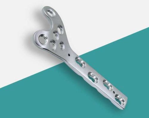 Zenium Titanium Alloy Locking Condylar Plate, Color : Silver