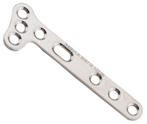 Zenium Stainless Steel T Oblique Plate, Color : Silver