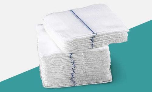 Zenium Cotton X-Ray Detectable Swab, Color : White for Hospital