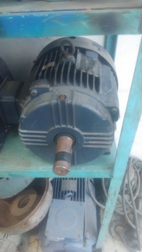 Marathon Coated Cast Iron 3 Phase Motor, Color : Blue