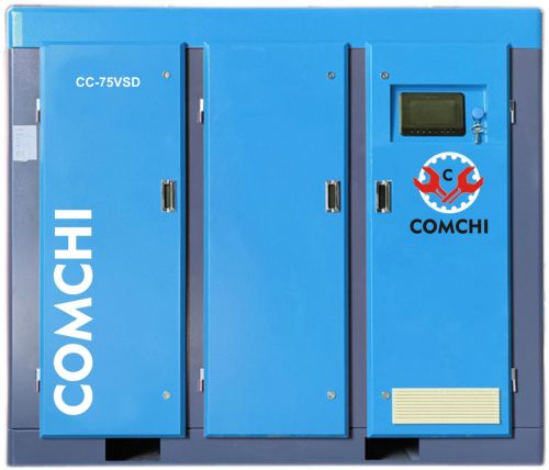 Steel Screw Air Compressor, Color : Blue
