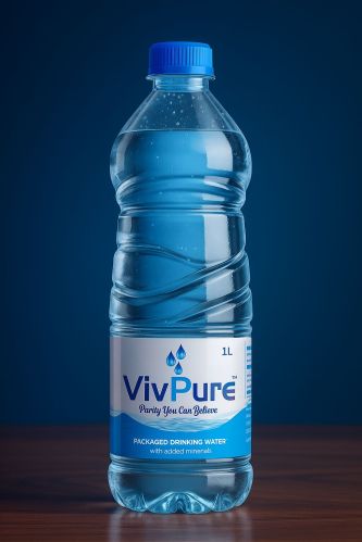 Packaged Drinking Water 1Ltr, Brand Name : VivPure