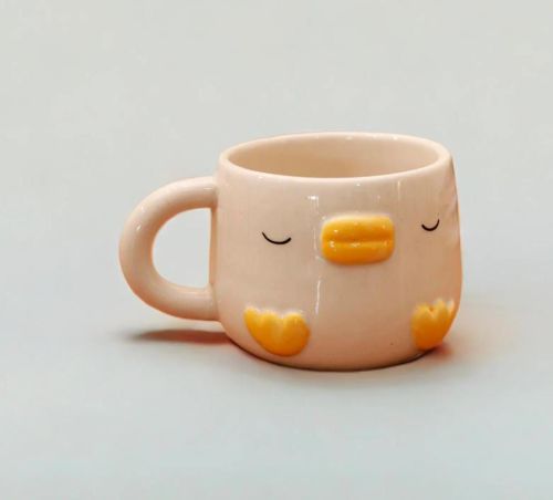 Printed Polished Ceramic Milk and Coffee Mug Medium