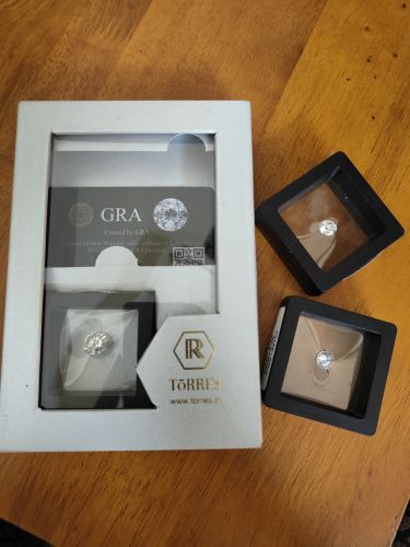 White Moissanite Diamond