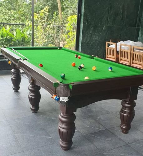 Polished Sheesham wood Pool Table, Shape : Rectangular