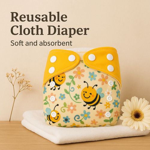 Blushbaby Reusable Cloth Diaper for Babies (0-3 Years)