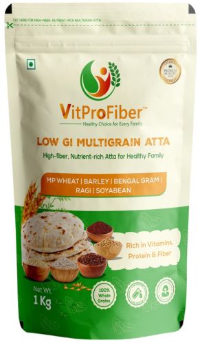 Vitprofiber Low GI Multigrain Atta, Color : Creamy, White