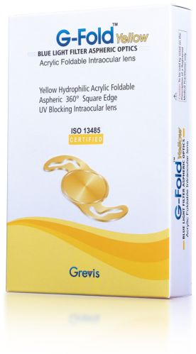G-Fold Yellow Foldable Intraocular Lenses