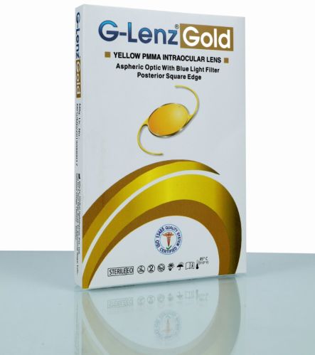 G-Lenz Gold Yellow Pmma Aspheric Intraocular Lens