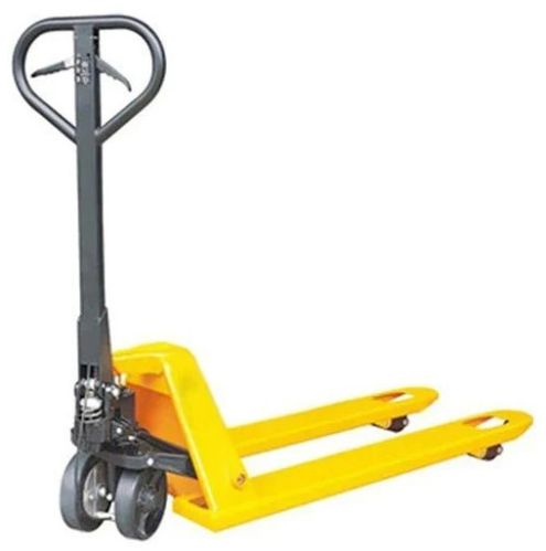 Moksha Steel Hydraulic Hand Pallet Truck, Color : Yellow