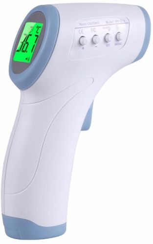 Plastic Metal Infrared Thermometer, Color : White