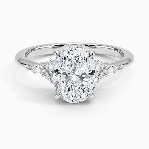 3 Carat Oval Cut Lab Diamond Wedding Ring For Women