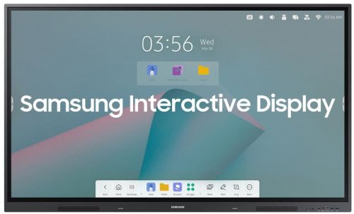 Samsung Interactive Flat Panel WA65F, Color : Black