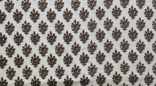 Bagru Hand Block Printed Cotton Fabric-hf6400