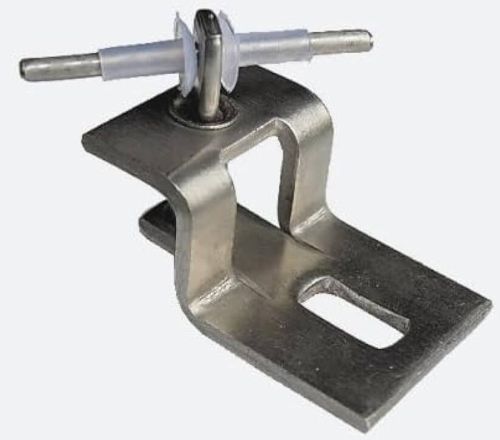 Stainless Steel Stone Cladding Chair Clamp, Color : Silver
