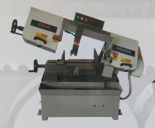 Cast Iron Semi Automatic Band Saw Machine, Model Number : HS-220SC