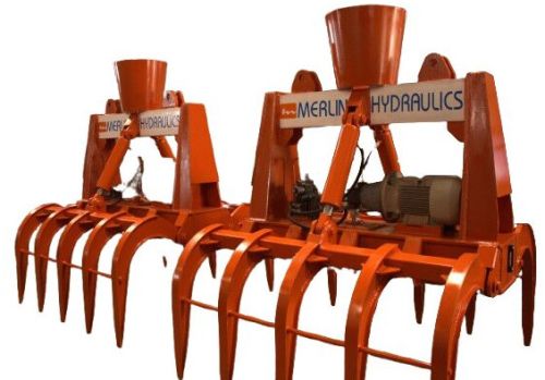 Hydraulic Grab, Color : Blue, Grey, Yellow, Orange