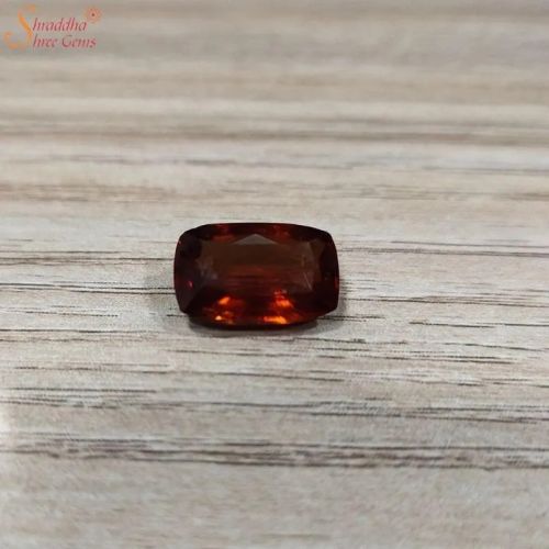 Cushion Shape Loose Hessonite Garnet Gemstone