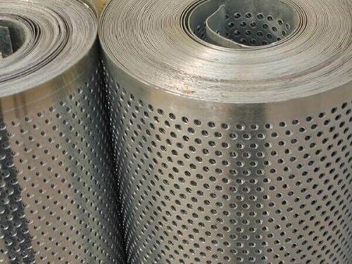 Steel Perforated Coils, Color : Silver Standard Sizes