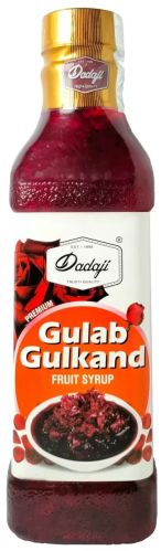 Dadaji Gulab Gulkand Syrup, Packaging Type : Bottle