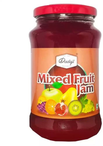 Dadaji Mixed Fruit Jam, Packaging Type : Glass Jar