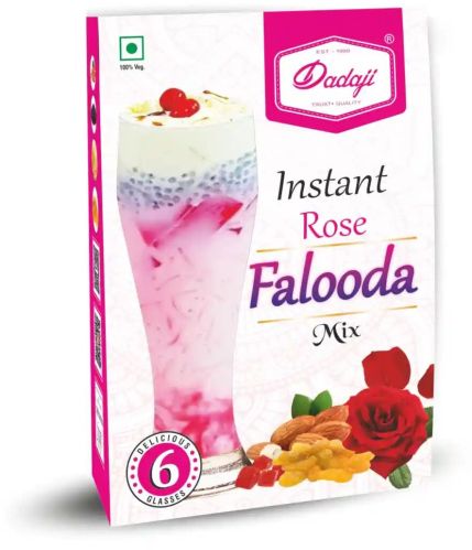 Dadaji Rose Falooda Mix, Color : Pink, Packaging Type : Packet