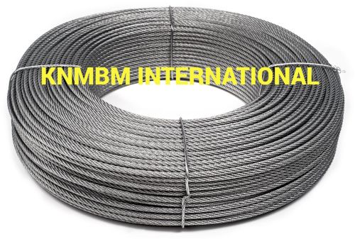 Twisted IWRC Steel calibrated wire rope 5-10mm, 4.9 MM