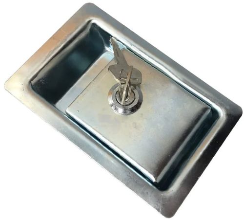 Mild Steel Exacavator Side Door Lock, Color : Silver