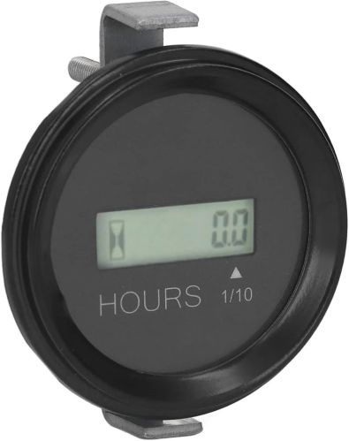 Metal Excavator Hour Meter, Color : Black for Industrial