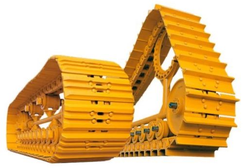 Mild Steel Track Link Assembly, Color : Yellow for Overhead Cranes