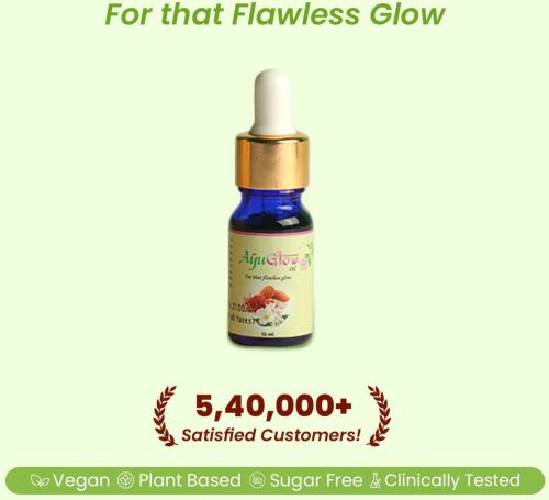 Flawless Glow Ayuglow Facial Oil, Packaging Type : Bottle