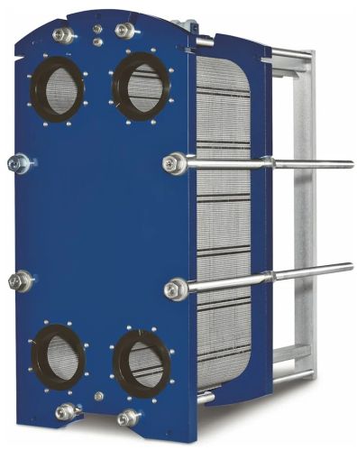 Aluminium 10 m3/HR Plate Heat Exchanger for Food Processing Industry