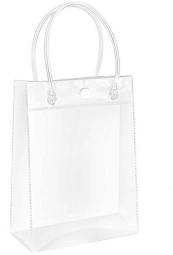 Plain PVC Shopping Bag, Capacity : 0.5 Kg, Handle Type : Loop Handle