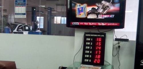 Queue Management System, Color : Glossy Look At Front Panel