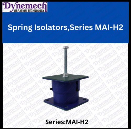 Polished Cast Iron Dynemech Spring Isolators Series MAI-H2