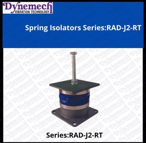 Dynemech Enclosed Round Spring Isolator Series RAD-J2-RT