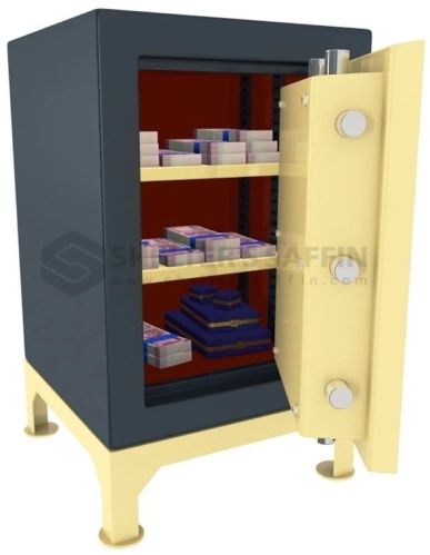 Powder Coating Steel Digital Lock Electronic Locker, Color : Black