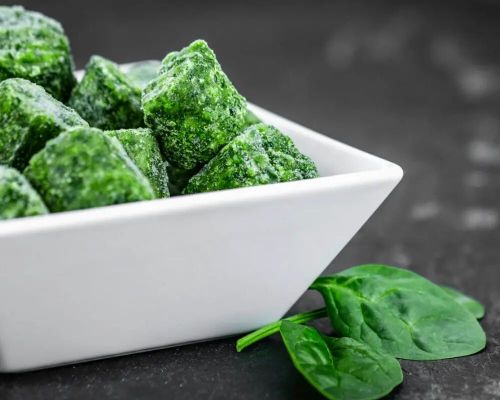 Spinach Cubes, Color : Green for Cooking, Smoothies, Soups